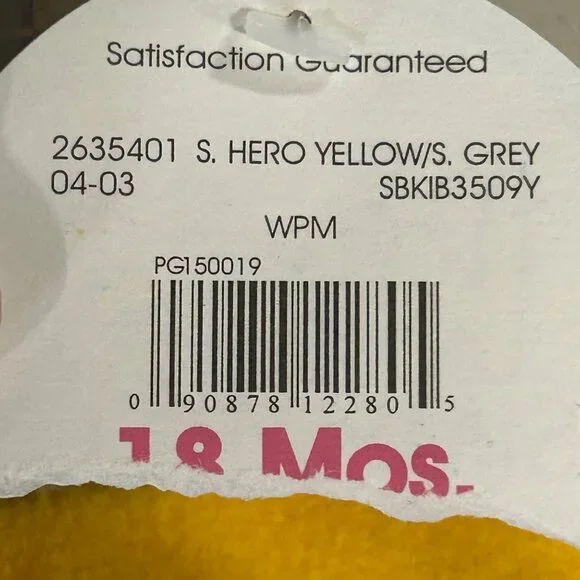 Simply Basic Yellow Baby Fleece Crewneck Top NWT Size 18 Months - Picture 8 of 10